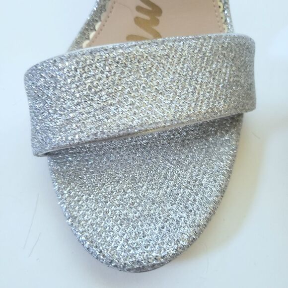Sam Edelman Yaro Silver Strappy Block Heel Size 8.5 - Picture 8 of 11